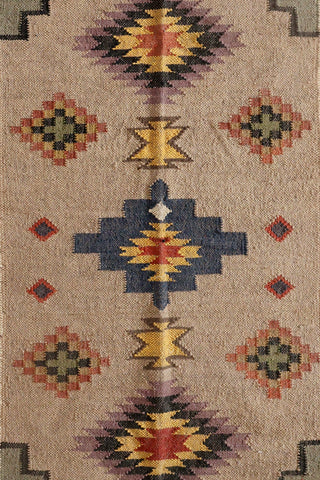 Handwoven Kilim Jute Rug - Timeless Elegance for Your Space