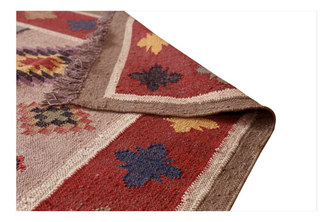 Handwoven Kilim Jute Rug - Timeless Elegance for Your Space